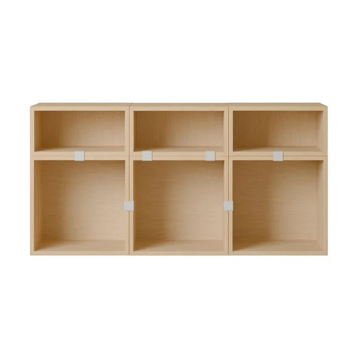System modułowy Stacked sideboard konfiguracja 5 - Dąb - Muuto