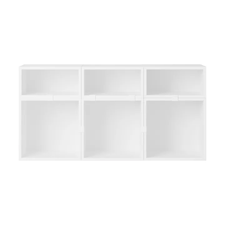 System modułowy Stacked sideboard konfiguracja 5 - White - Muuto