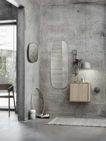 System modułowy Stacked z drzwiami, średni - Dąb - Muuto