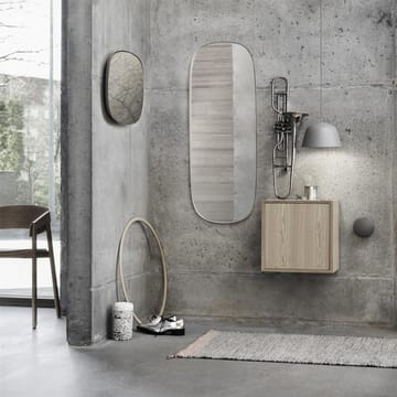System półek Stacked 2.0 z drzwiami, średni - dąb - Muuto