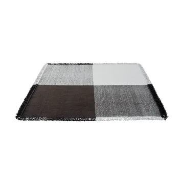Verso dywan z wełny - Cool grey-ciemny brąz, 258x258 cm - Muuto