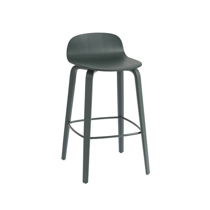 Visu krzesło barowe 65 cm - Dark green-Dark green - Muuto