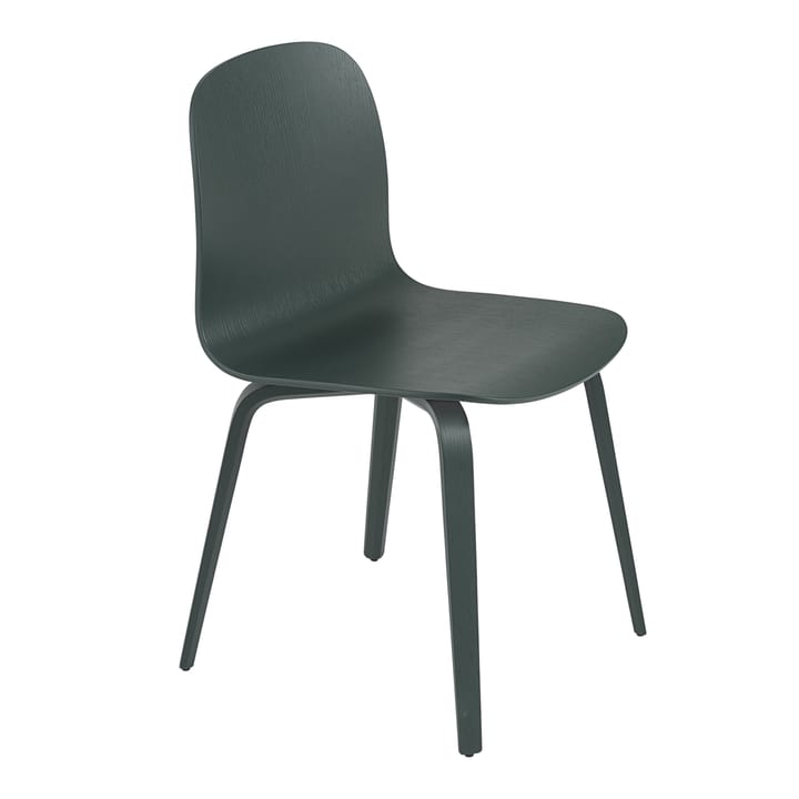 Visu krzesło drewno - Dark green - Muuto