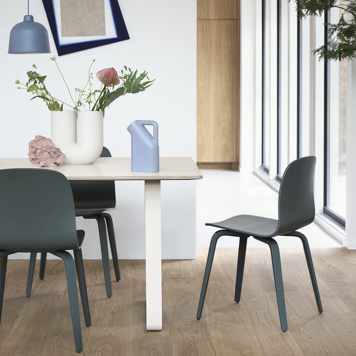 Visu krzesło drewno, Dark green Muuto
