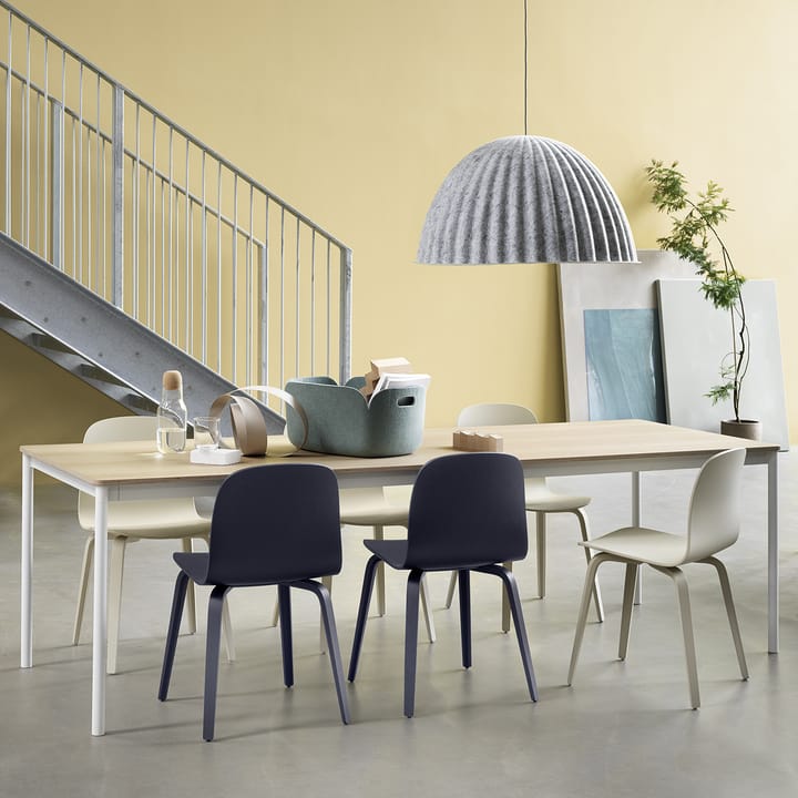 Visu krzesło drewno, Midnight blue Muuto