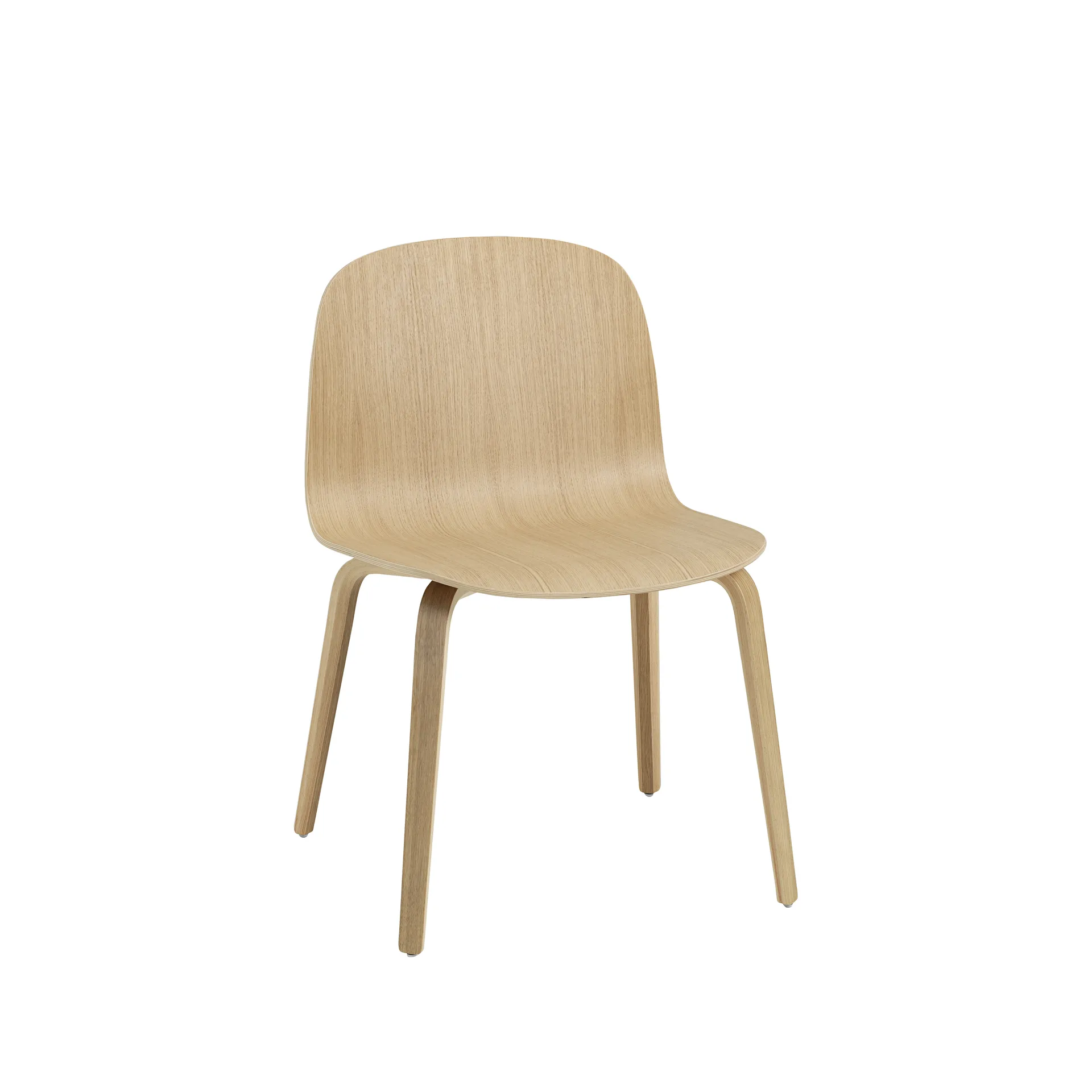 Visu Wide krzesło, Oak-Oak Muuto