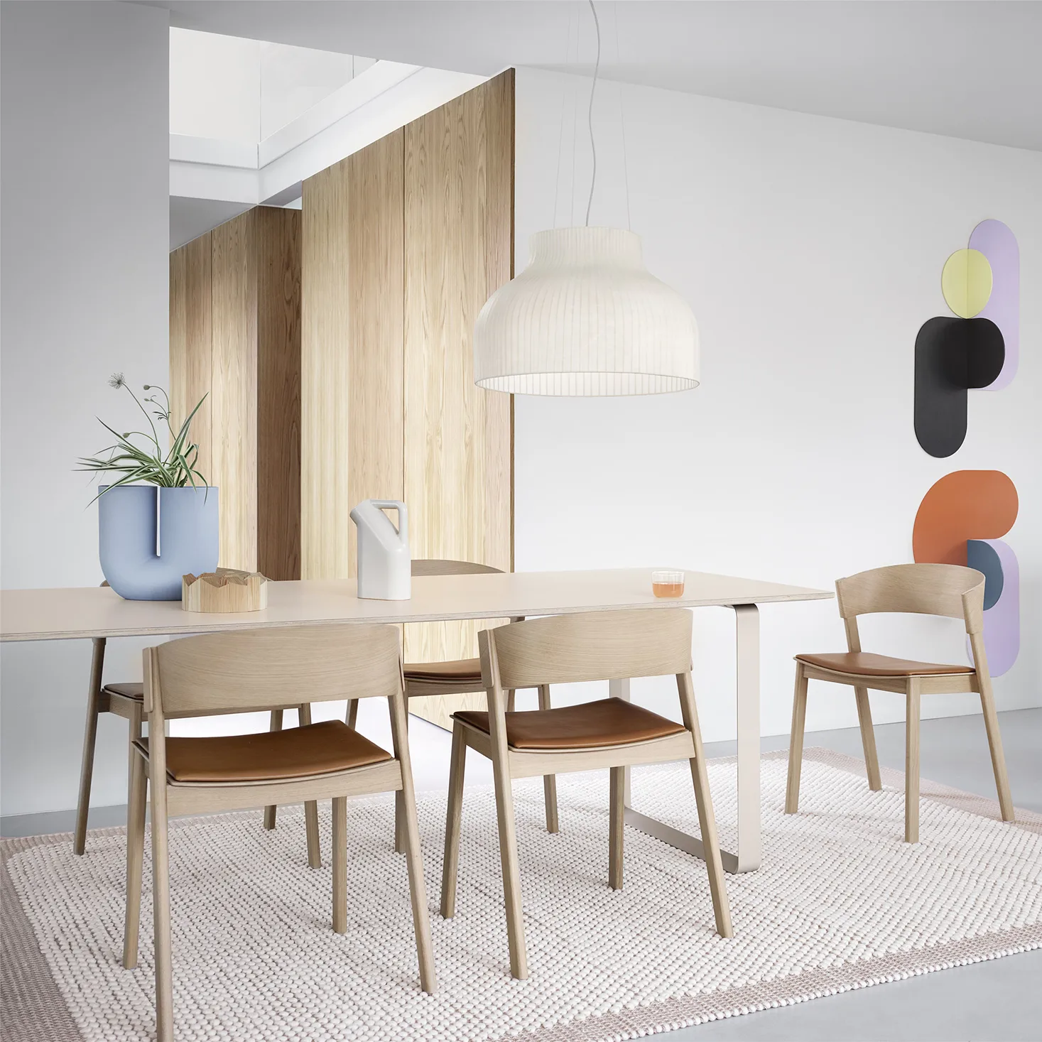 Wazon Kink 26 cm, Jasnoniebieski Muuto