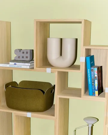 Wazon Kink 26 cm - Piaskowy - Muuto