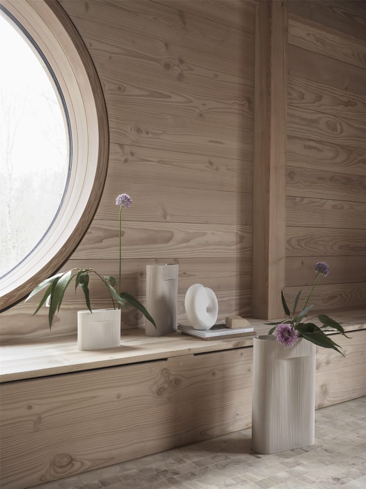 Wazon Ridge 35 cm, Beżowy Muuto