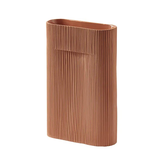 Wazon Ridge 35 cm, Terakota Muuto