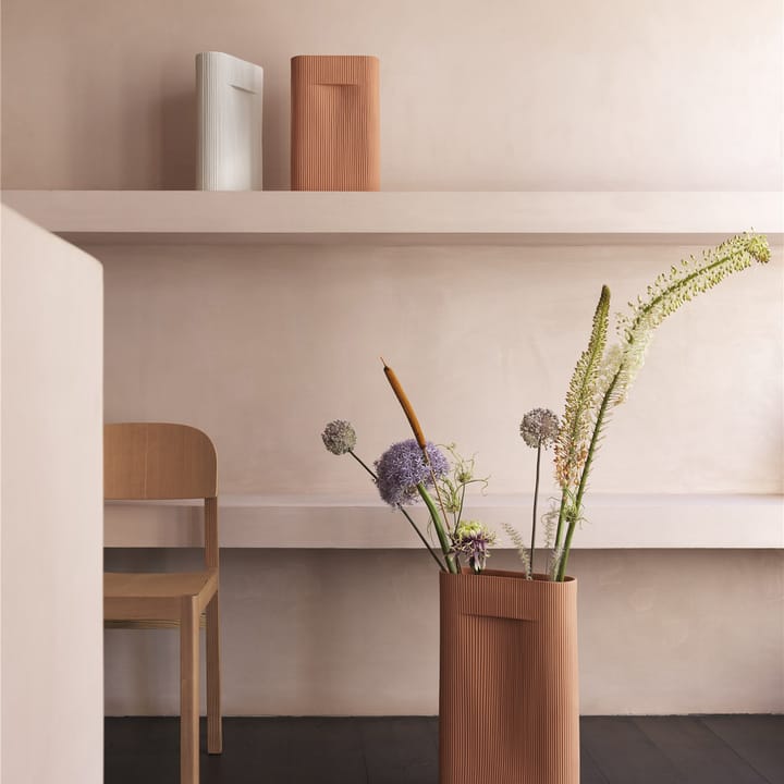 Wazon Ridge 35 cm, Terakota Muuto