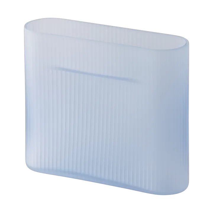Wazon Ridge z mrożonego szkła 16,5 cm - Light blue - Muuto
