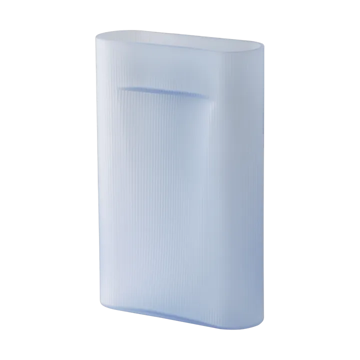 Wazon Ridge z mrożonego szkła 48,5 cm - Light blue - Muuto