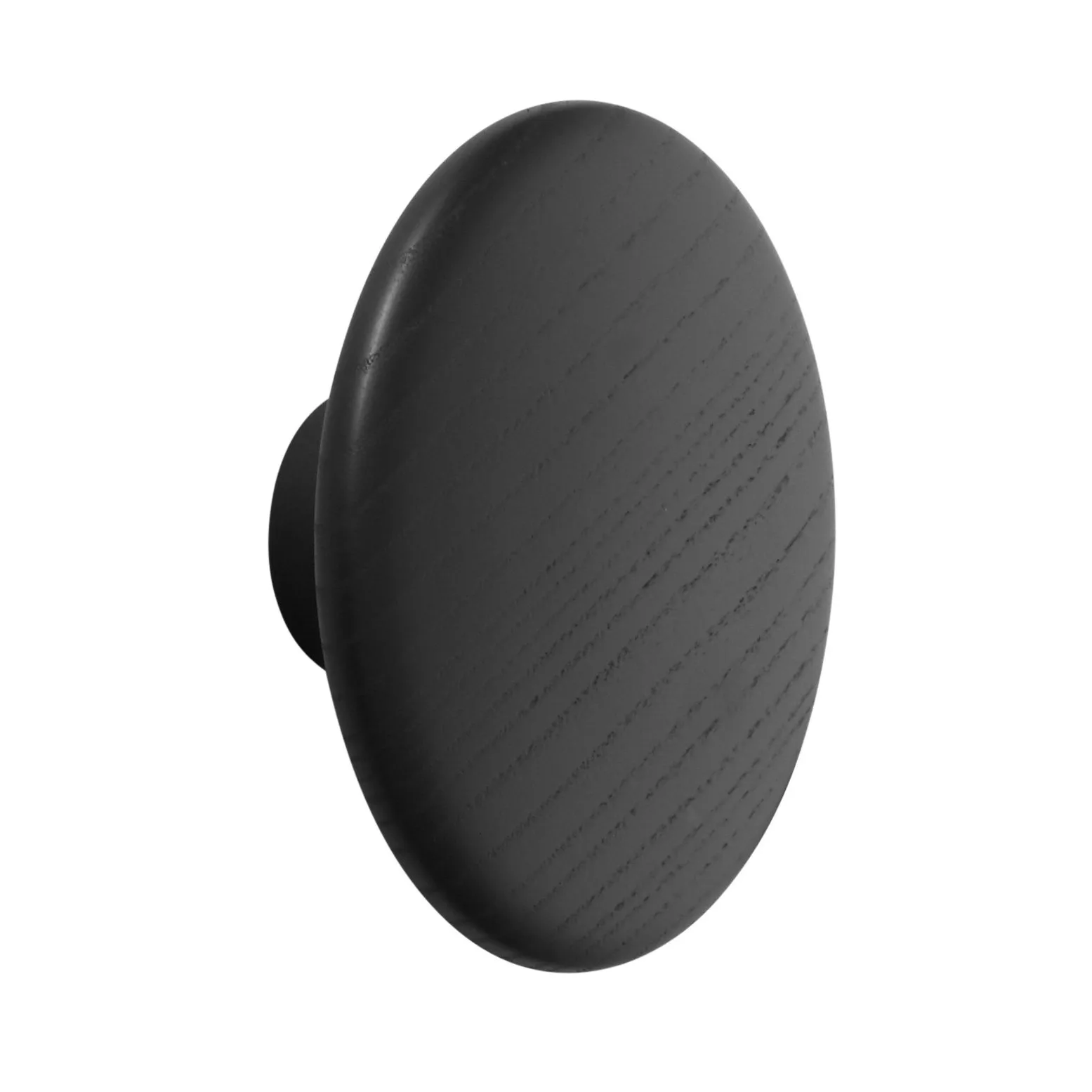 Wieszak Dots czarny, Ø17 cm Muuto