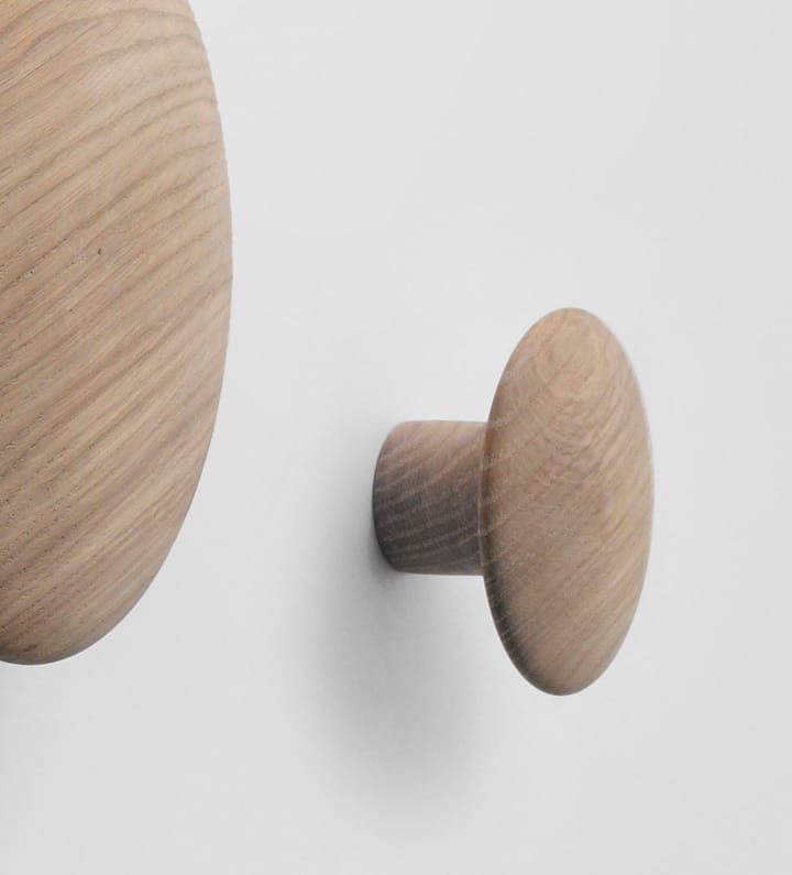Wieszak Dots dębowy, dąb mały Muuto