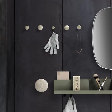 Wieszak Dots mosiądz - mały Ø2,7 cm - Muuto