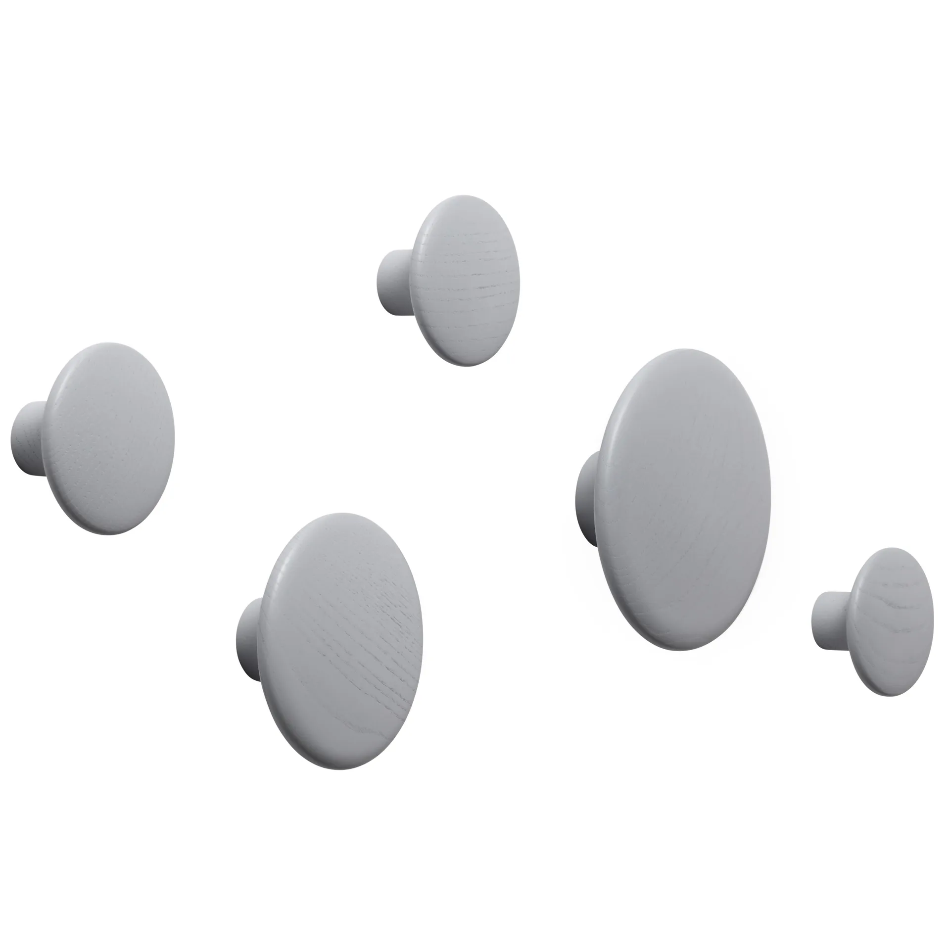 Wieszak Dots szary, duży Muuto