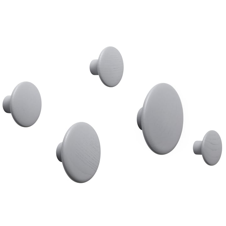 Wieszak Dots szary, duży Muuto