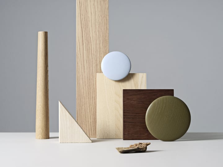 Wieszak na ubrania The Dots brown green, Ø17 cm Muuto