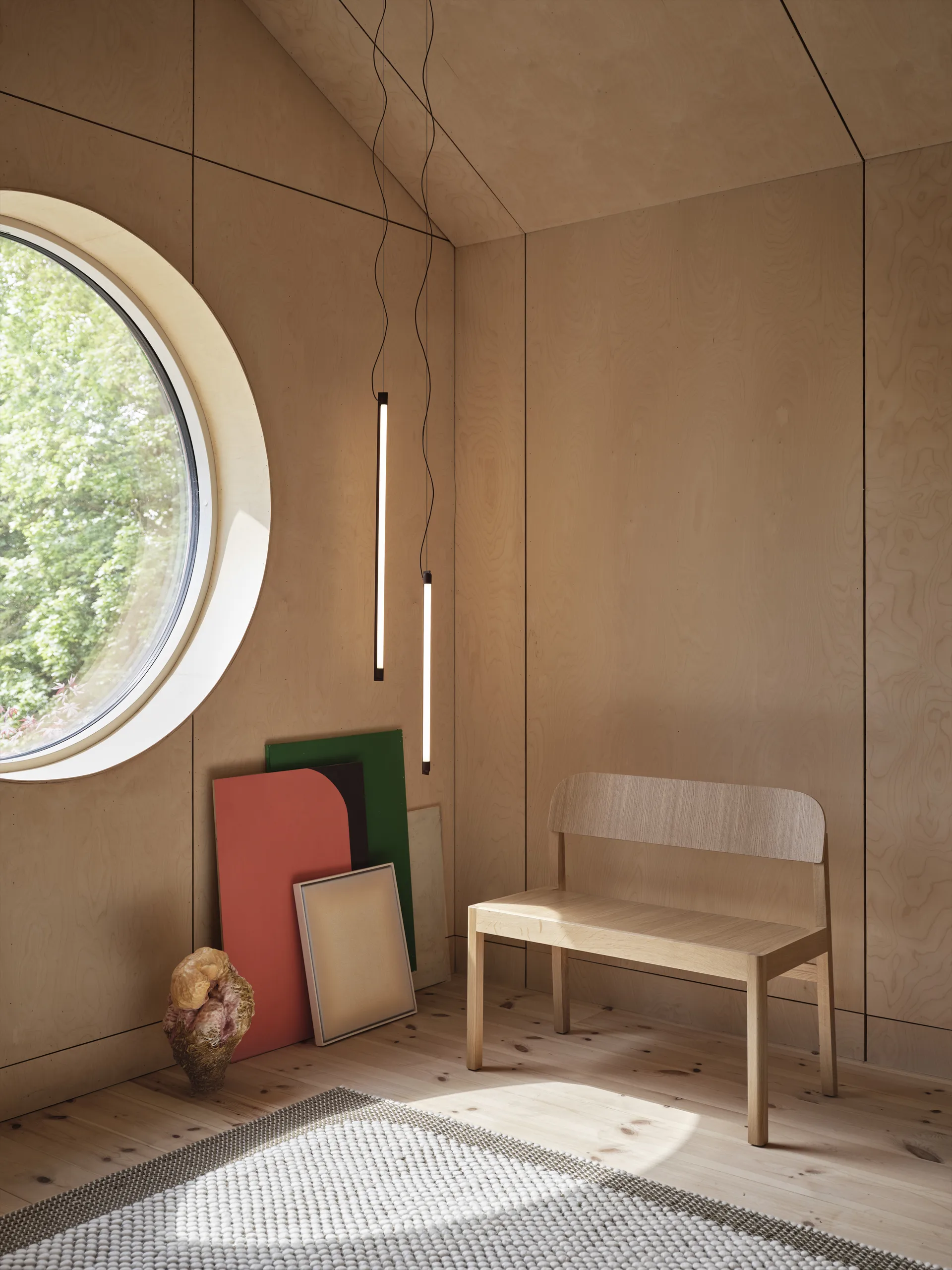 Workshop ławka, Oak Muuto