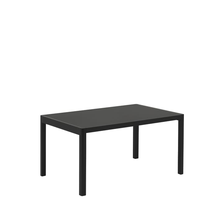 Workshop stół - Black linoleum-Black 140x92 cm - Muuto