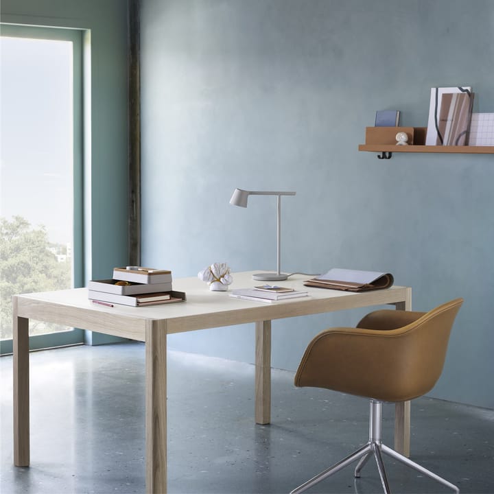 Workshop stół - Grey linoleum-Oak 200x92 cm - Muuto