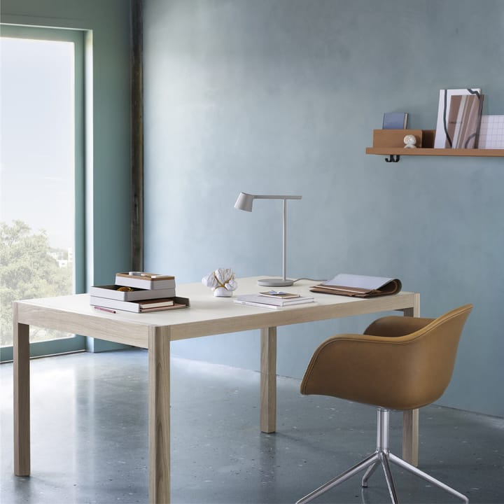 Workshop stół, Grey linoleum-Oak 200x92 cm Muuto