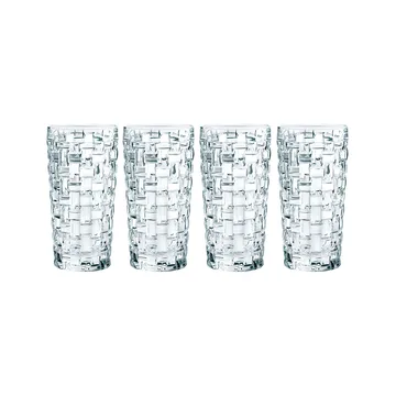 Bossa Nova szklanki do longdrinków 395 ml, 4 szt. - Przezroczysty - Nachtmann