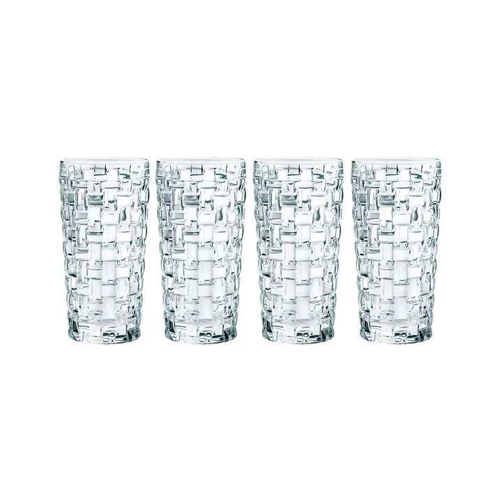 Bossa Nova szklanki do longdrinków 395 ml, 4 szt. - Przezroczysty - Nachtmann