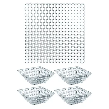 Bossa Nova zestaw do serwowania 5 sztuk - Przezroczysty - Nachtmann