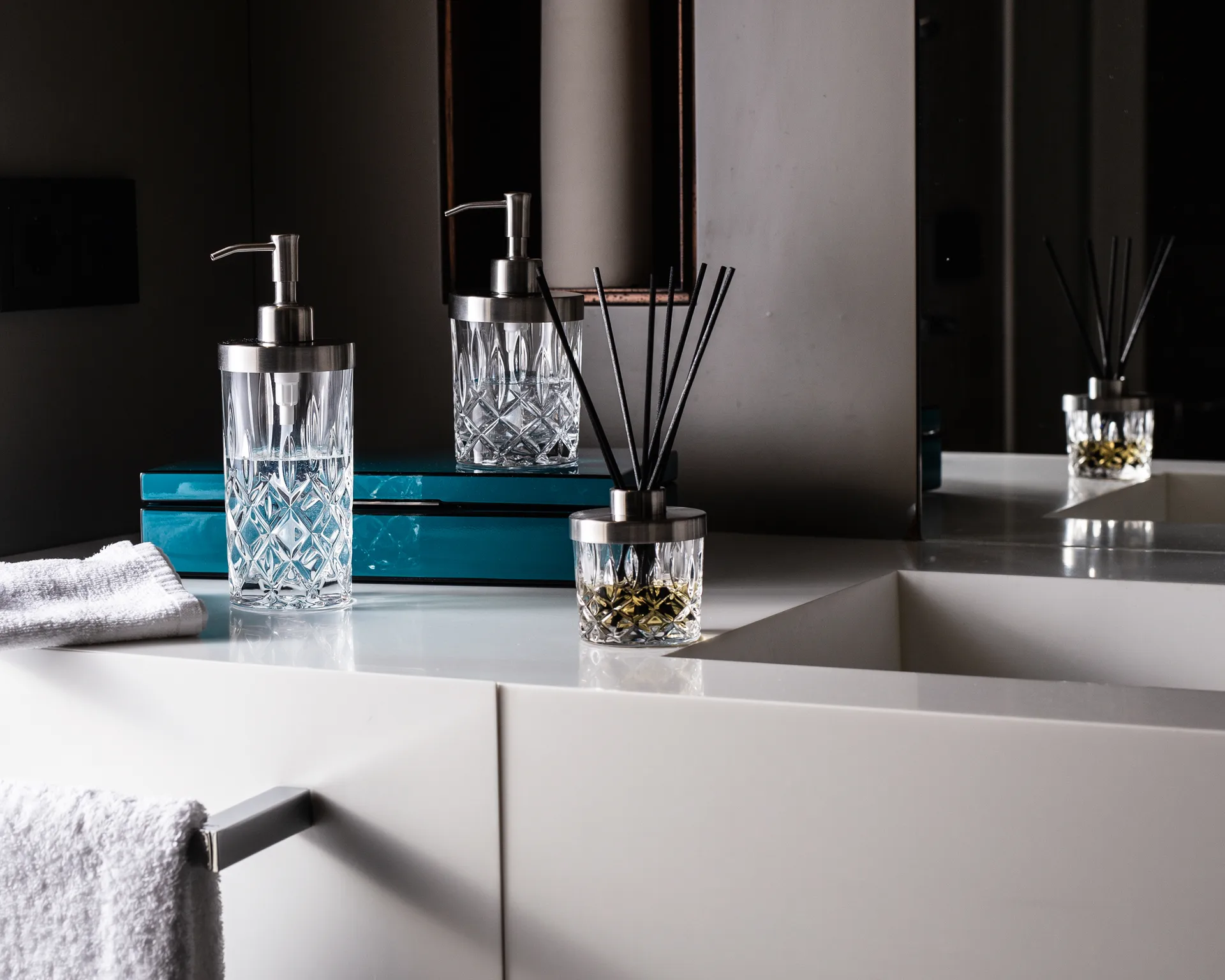 Dozownik do mydła Noblesse 16,5 cm, Przezroczysty Nachtmann