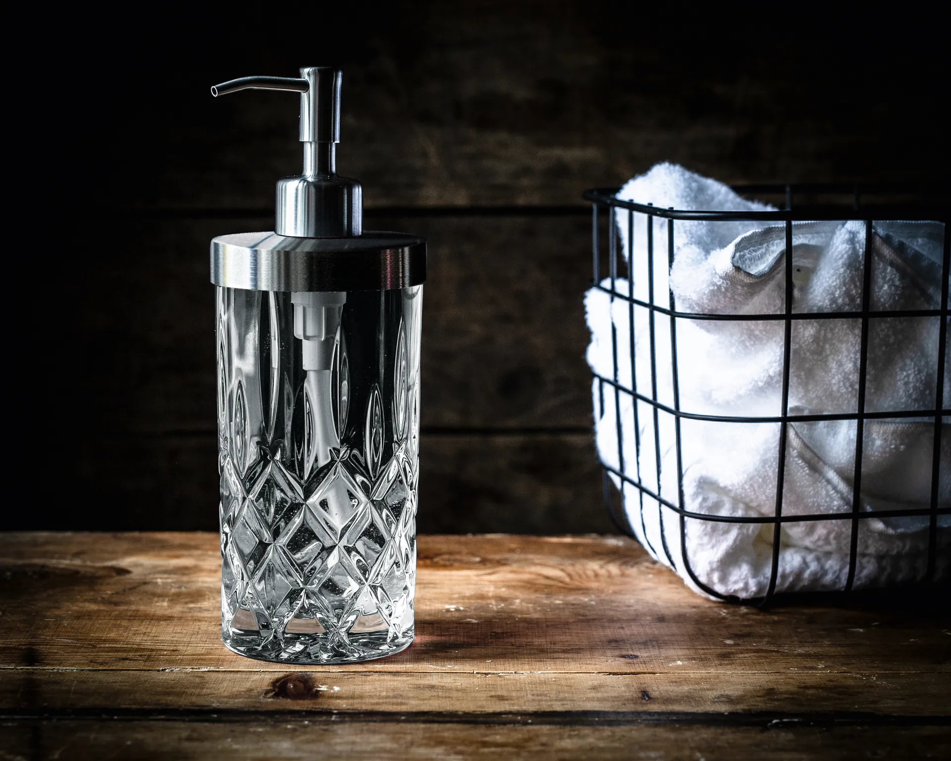 Dozownik do mydła Noblesse XL 21,5 cm, Przezroczysty Nachtmann