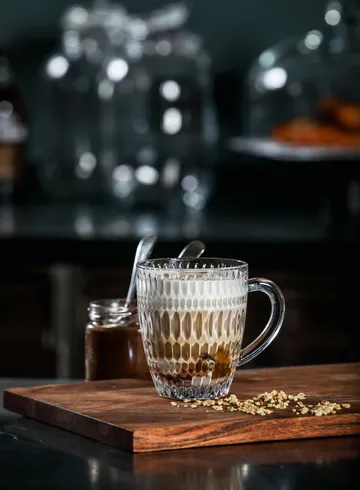 Ethno Barista Coffee 392 ml, 2‑pak - Clear - Nachtmann