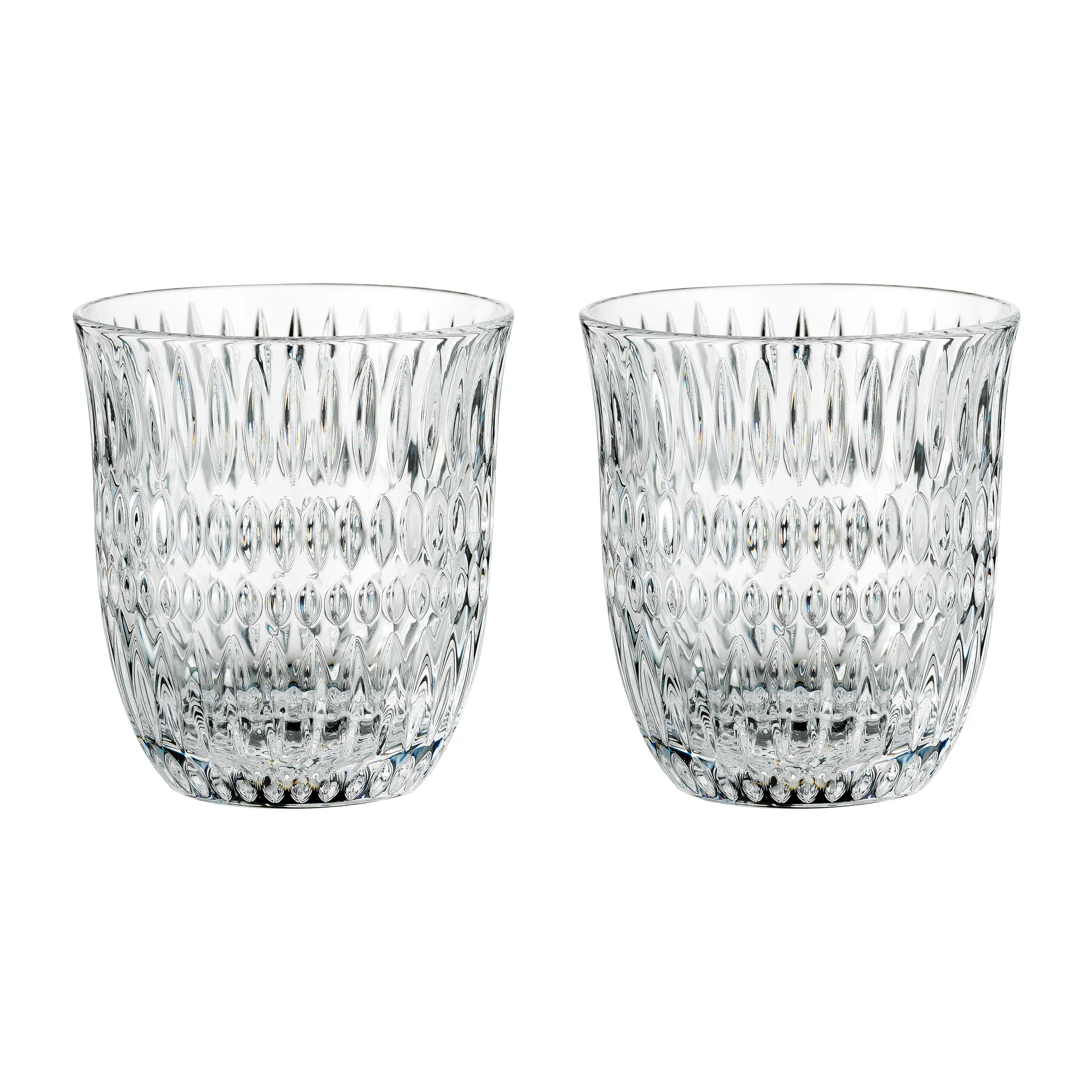 Ethno Barista szklanki do cappuccino 234 ml, 2‑pak, Clear Nachtmann