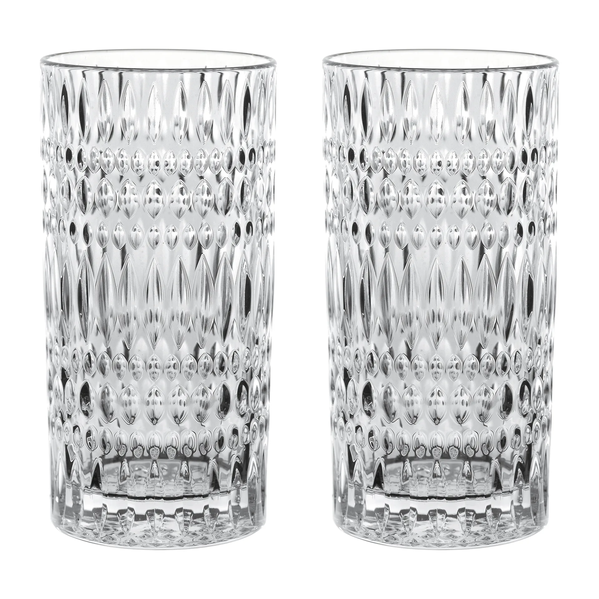 Ethno Barista szklanki do latte 434 ml, 2‑pak, Clear Nachtmann