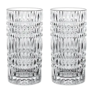 Ethno Barista szklanki do latte 434 ml, 2‑pak - Clear - Nachtmann