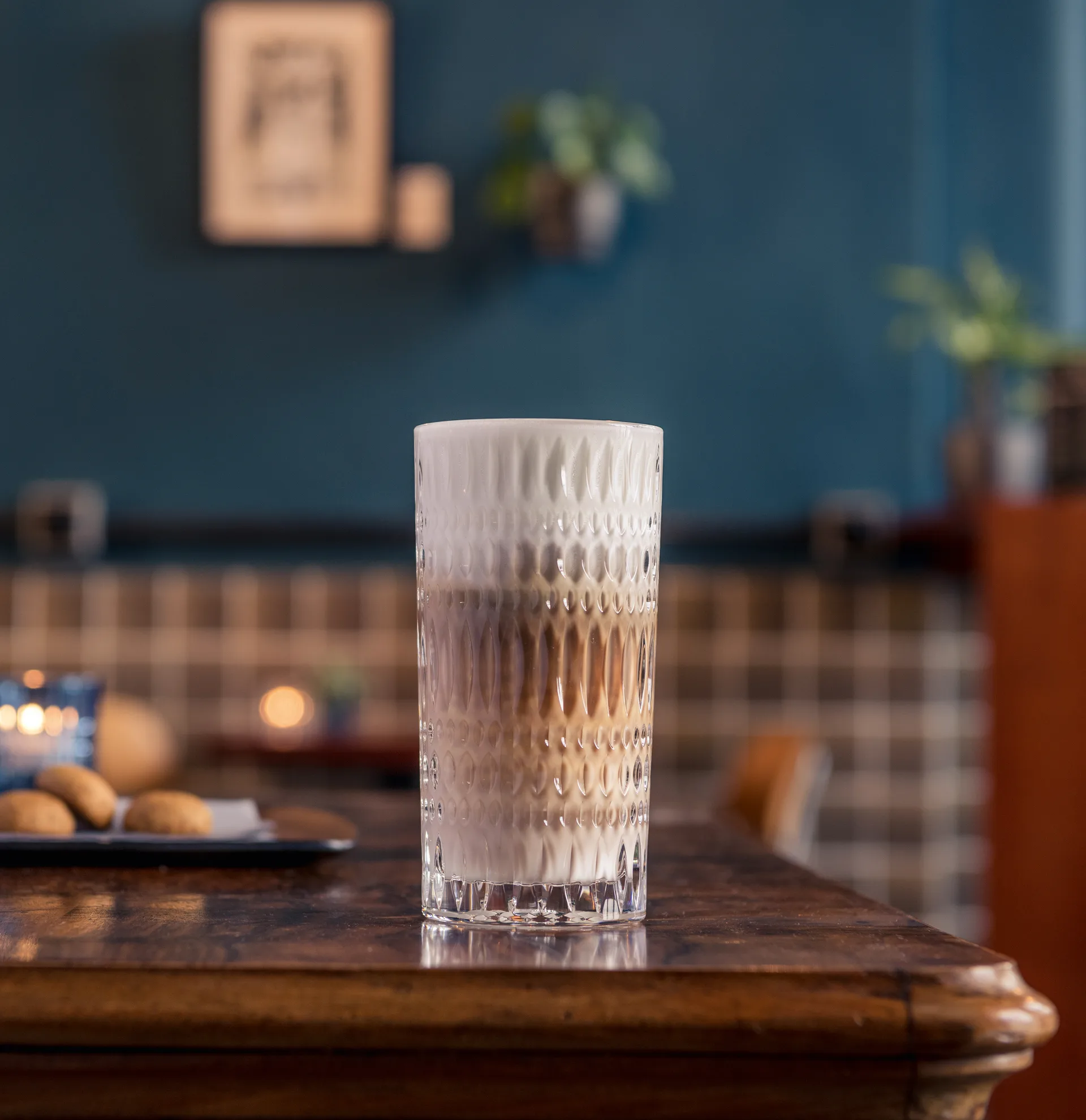 Ethno Barista szklanki do latte 434 ml, 2‑pak, Clear Nachtmann