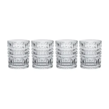 Ethno szklanki do wody 294 ml, 4‑pak - Przezroczysty - Nachtmann