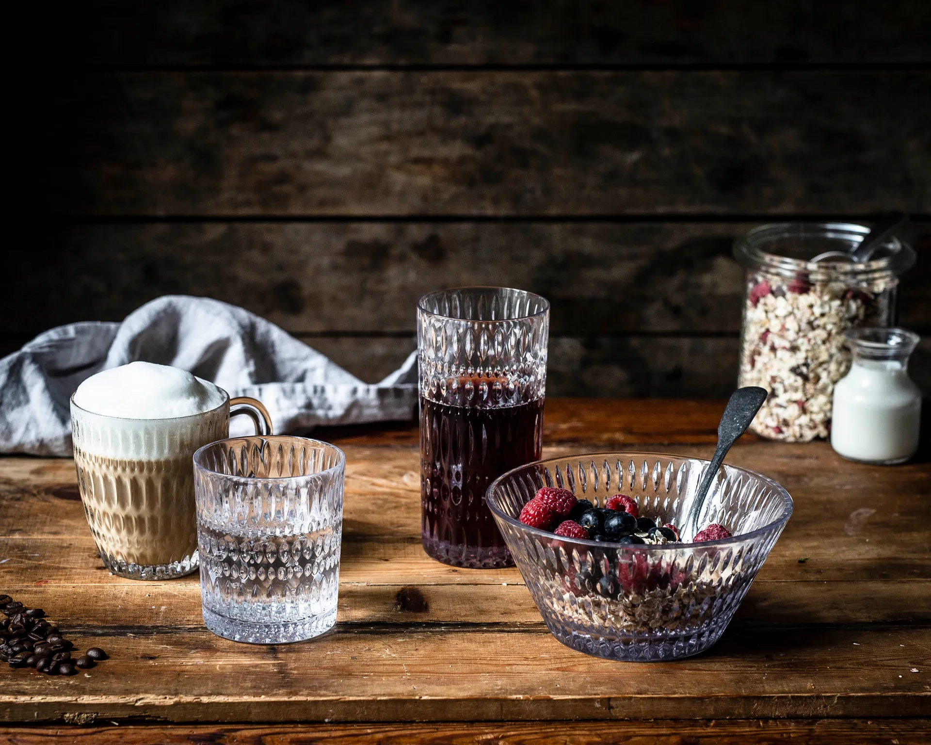 Ethno tumbler szklanka 29,4 cl 4-pak, Przezroczysty Nachtmann