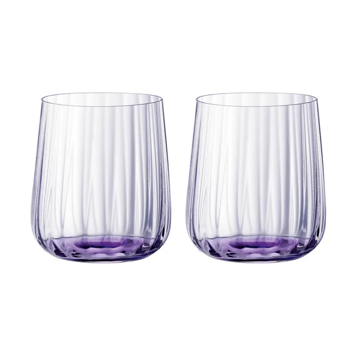 LifeStyle tumbler 340 ml, 2‑pack - Liliac - Nachtmann