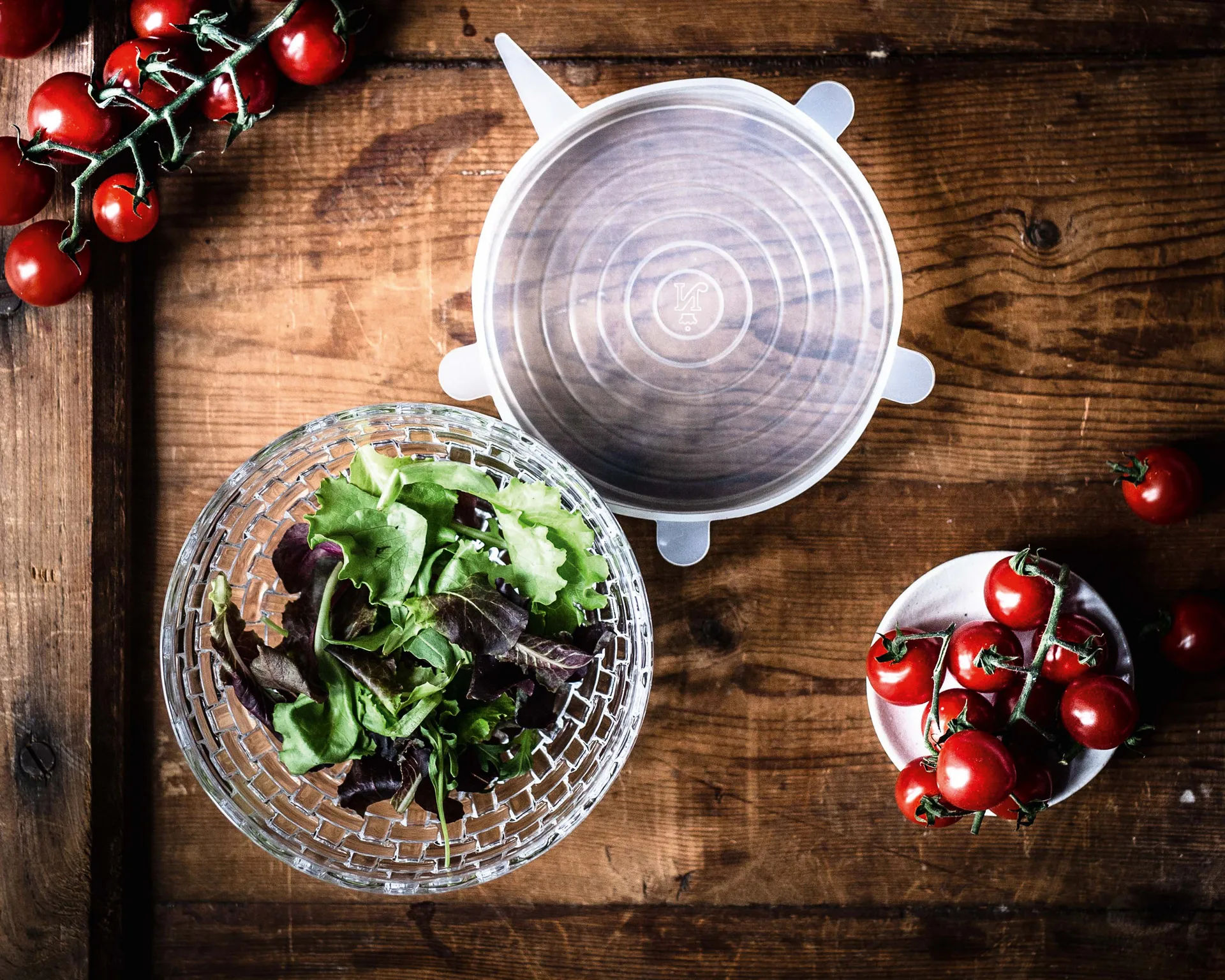 Miska Bossa Nova z silikonową pokrywką Ø15 cm 2-pak, Przezroczysty Nachtmann