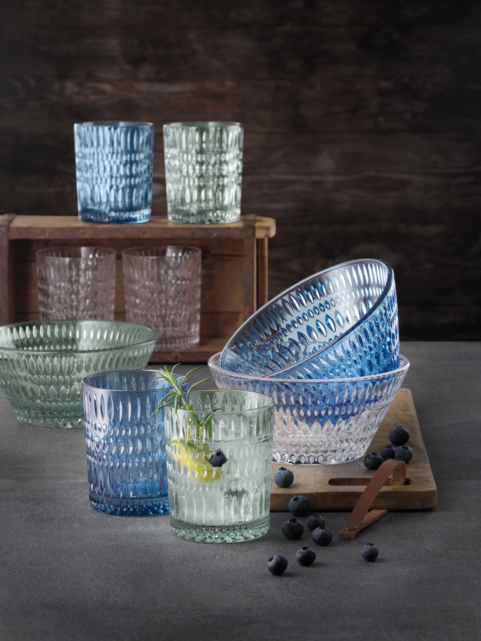 Miska Ethno Ø16,5 cm, Vintage blue Nachtmann