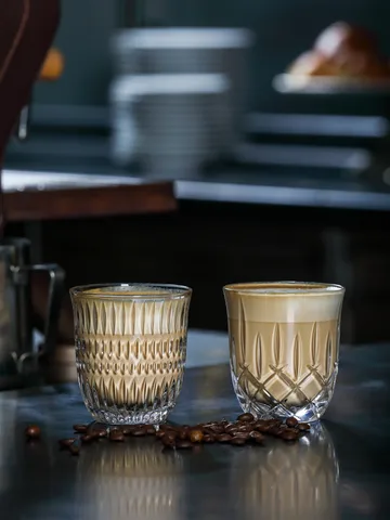 Noblesse Barista Cappuccino szklanki 235 ml, 2‑pak - Clear - Nachtmann