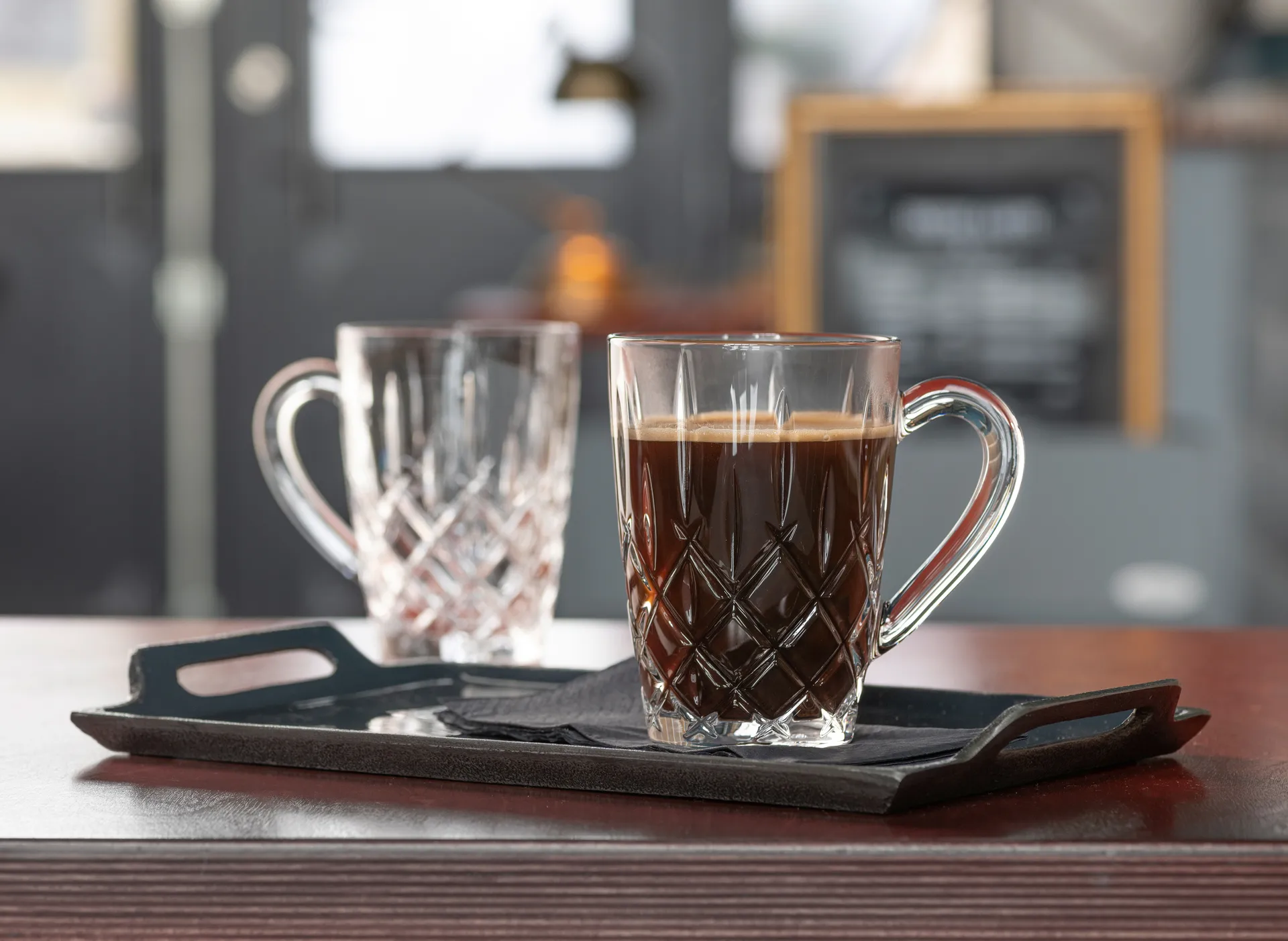 Noblesse Barista Coffee szklanki 347 ml, 2‑pak, Clear Nachtmann