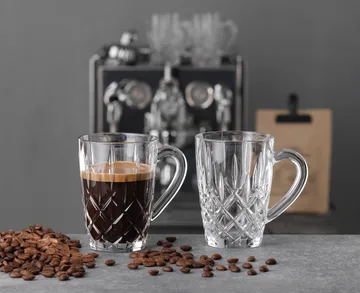 Noblesse Barista Coffee szklanki 347 ml, 2‑pak - Clear - Nachtmann