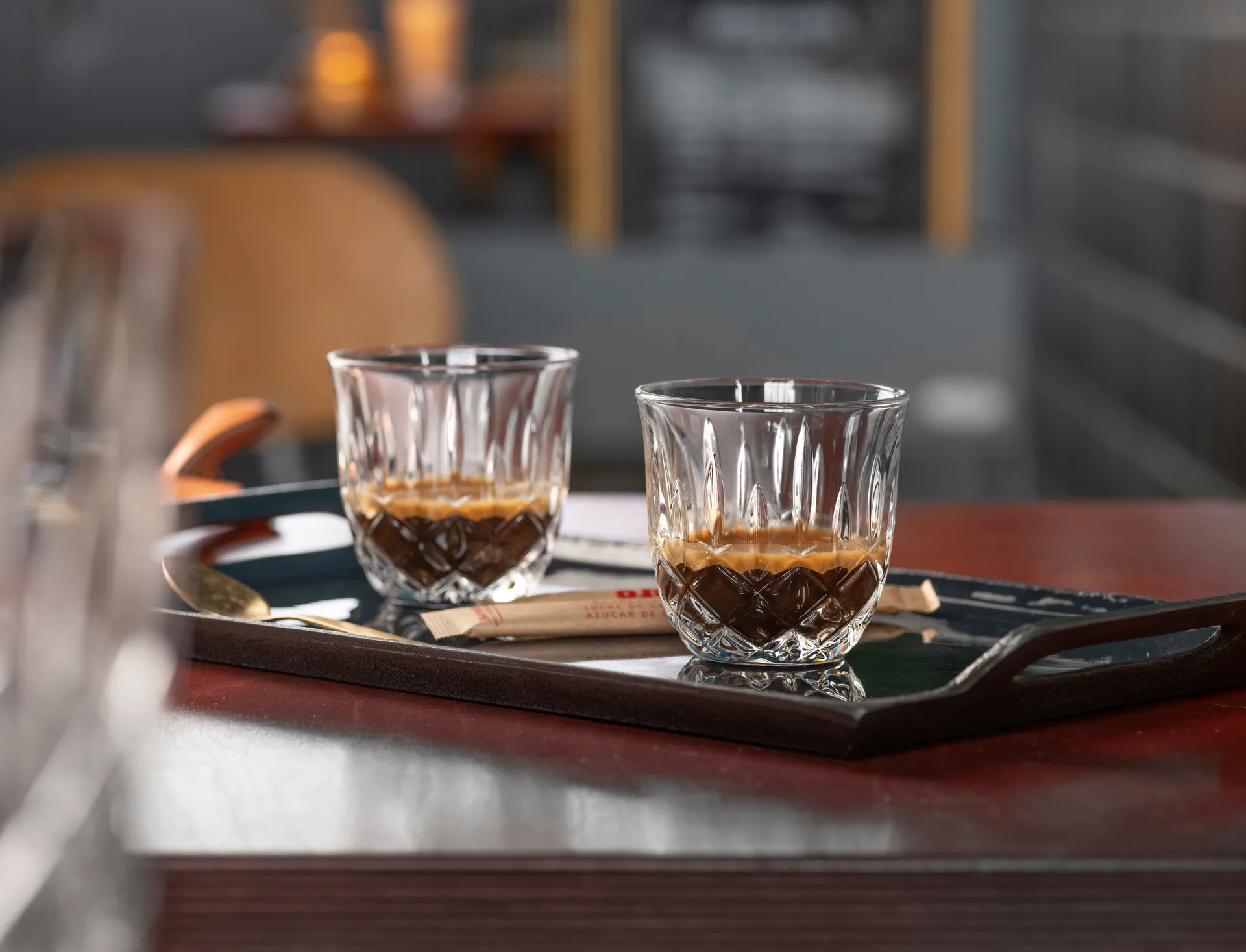 Noblesse Barista Espresso szklanki 90 ml, 2‑pak, Clear Nachtmann