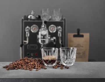 Noblesse Barista Espresso szklanki 90 ml, 2‑pak - Clear - Nachtmann