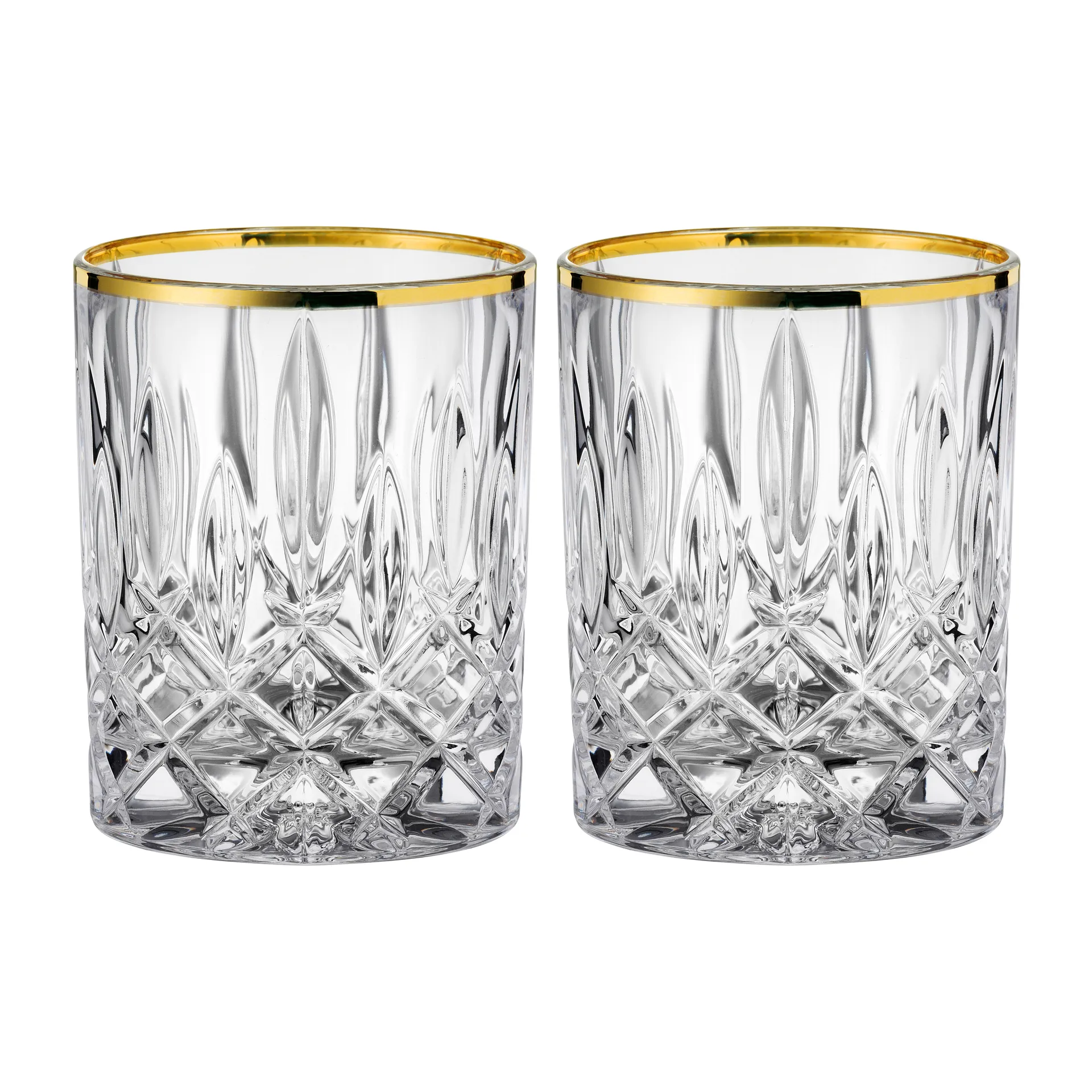Noblesse Gold szklanki do whisky 295 ml, 2‑pak, Przezroczysty Nachtmann
