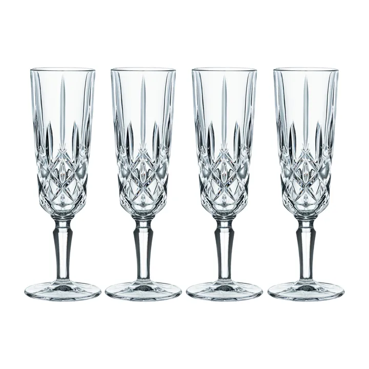 Noblesse kieliszki do szampana 155 ml, 4‑pak - Przezroczysty - Nachtmann
