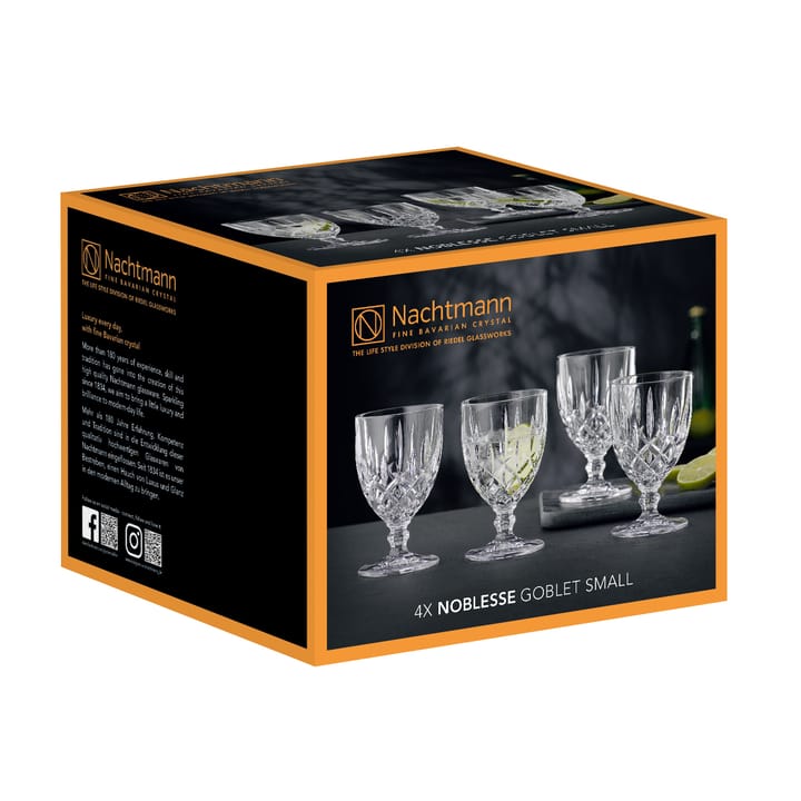 Noblesse szklanka na nóżce 23 cl 4-pak, Przezroczysty Nachtmann
